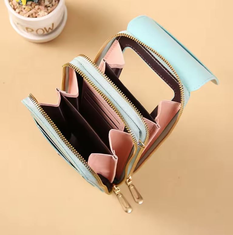 Bolso Billetera portacelular manos libre