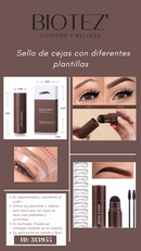 Sello de cejas con plantilla BIOTEZ